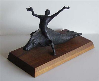 Sample artwork by Phillip Levine (Born 1931), known for sculpture-figure, self-portrait - View similar artists and auction records